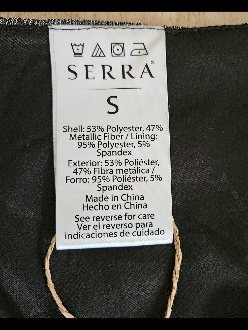 Serra Metallic Silver Plisse Long Sleeve Wrap Dress NWT Size Small - Picture 16 of 16